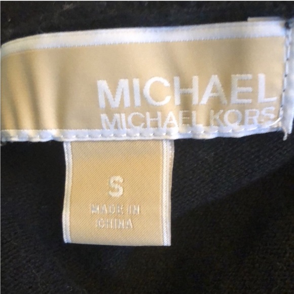 Michael Michael Kors | open front cropped black cardigan - Picture 8 of 10